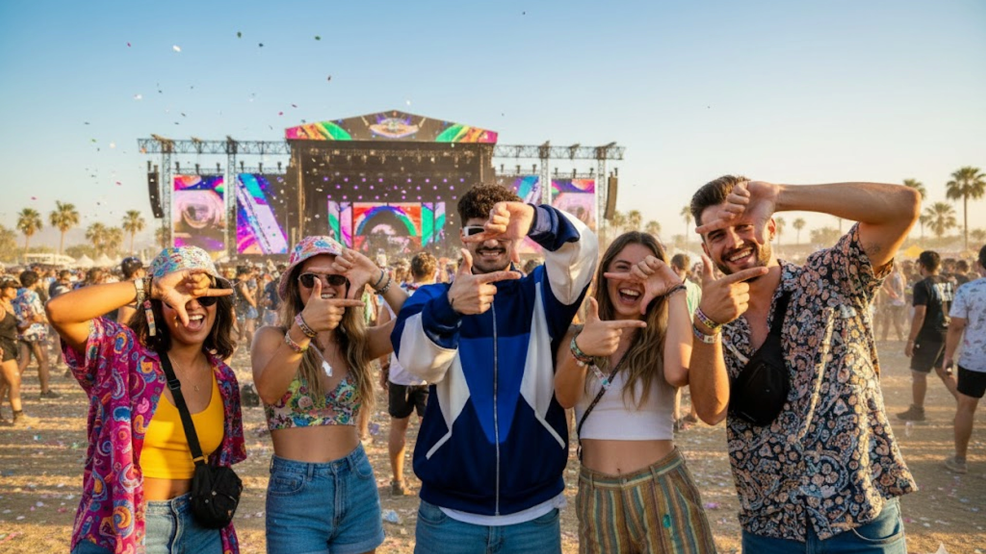 Attendees capturing and sharing their Coachella experience